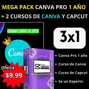 MEGA PACK CANVA PRO 1 AÑO